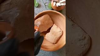 Clay Crushing sound ASMR 🤤#ytshorts
