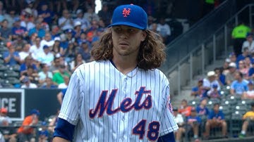 MIA@NYM: deGrom fans seven over seven innings