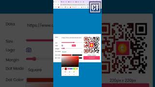 QR Code Styling #css #design #html #webdesign #generator #javascript #javascriptproject #webtutorial screenshot 2