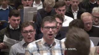 Video thumbnail of "Psalm 100 vers 1, 2, 3, 4 (met bovenstem) | Mannenzang Katwijk"