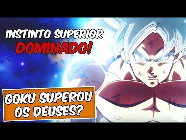 GOKU INSTINTO FINAL BRANCO VAZADO poder que supera os deuses !!! Dragon  ball super ep 129, 130 e 131 