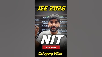 Minimum Marks NITs✅ JEE MAINS 2026 January Attempt | Marks Vs Percentile |NIT Cut Off Rank 2026 #nit