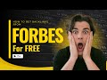 How to get backlinks from Forbes for FREE!
