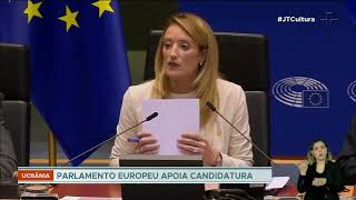 Parlamento Europeu aprova candidatura da Ucrânia à União Europeia