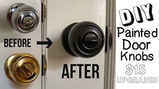 DIY Painted Door Knobs