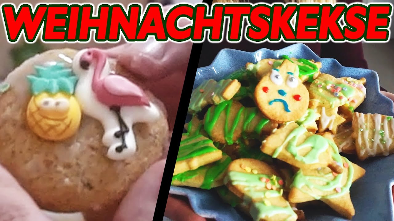 Kekse backen für Weihnachten! Mit FLAMINGOS!