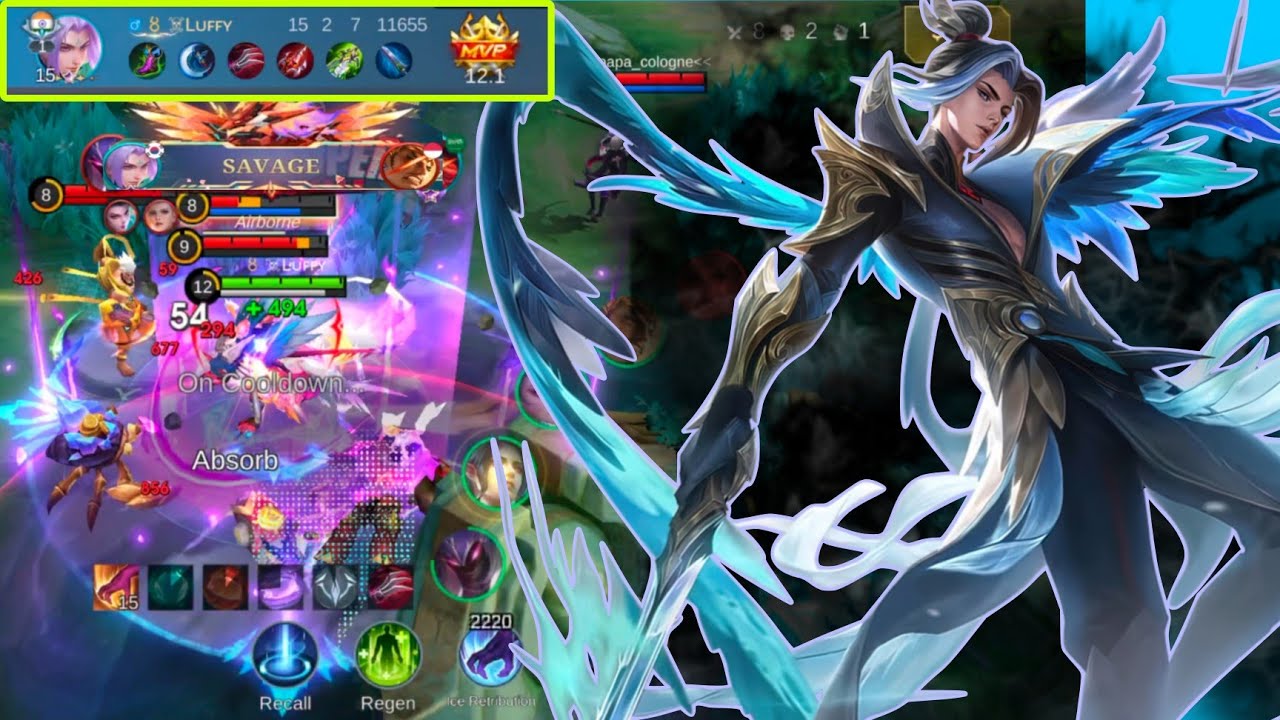 Use this Broken hero [ Ling ]to get easy savage in High Rank match 