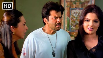 पति को पकड़ा किसी और लड़की के साथ घर में - Rishtey Movie Scene - Anil Kapoor, Karisma Kapoor