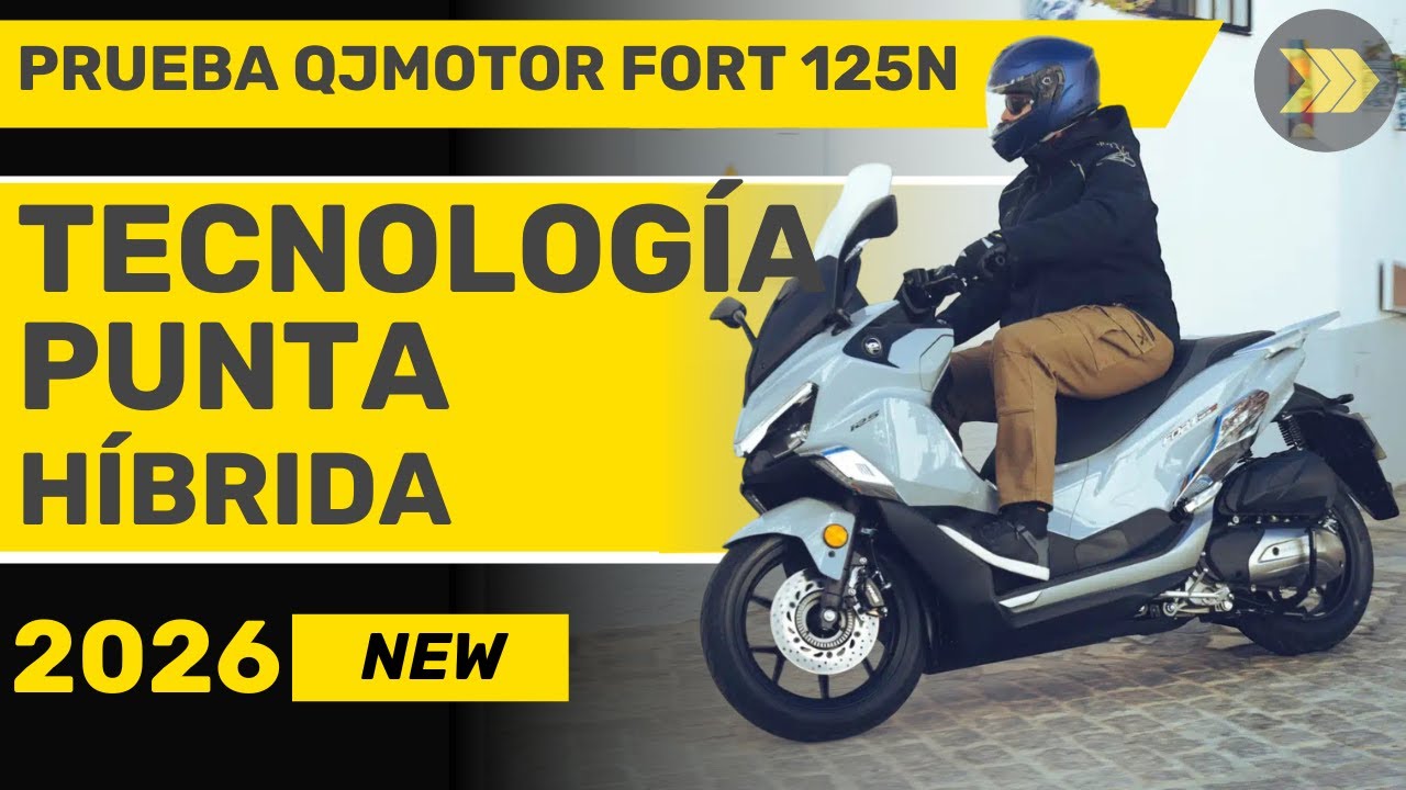 QJMotor FORT 125N | El scooter GT 125 HÍBRIDO y más tecnológico que ...
