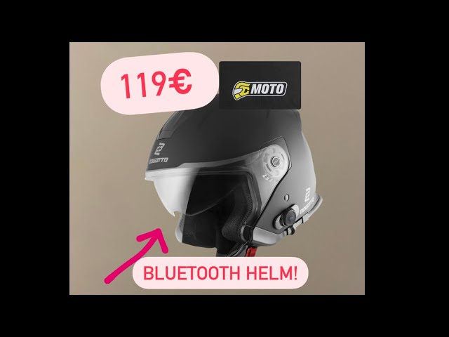 Casque Jet Bogotto V586 Solid Noir XS - ECE 22-05, Visière Solaire Intégrée