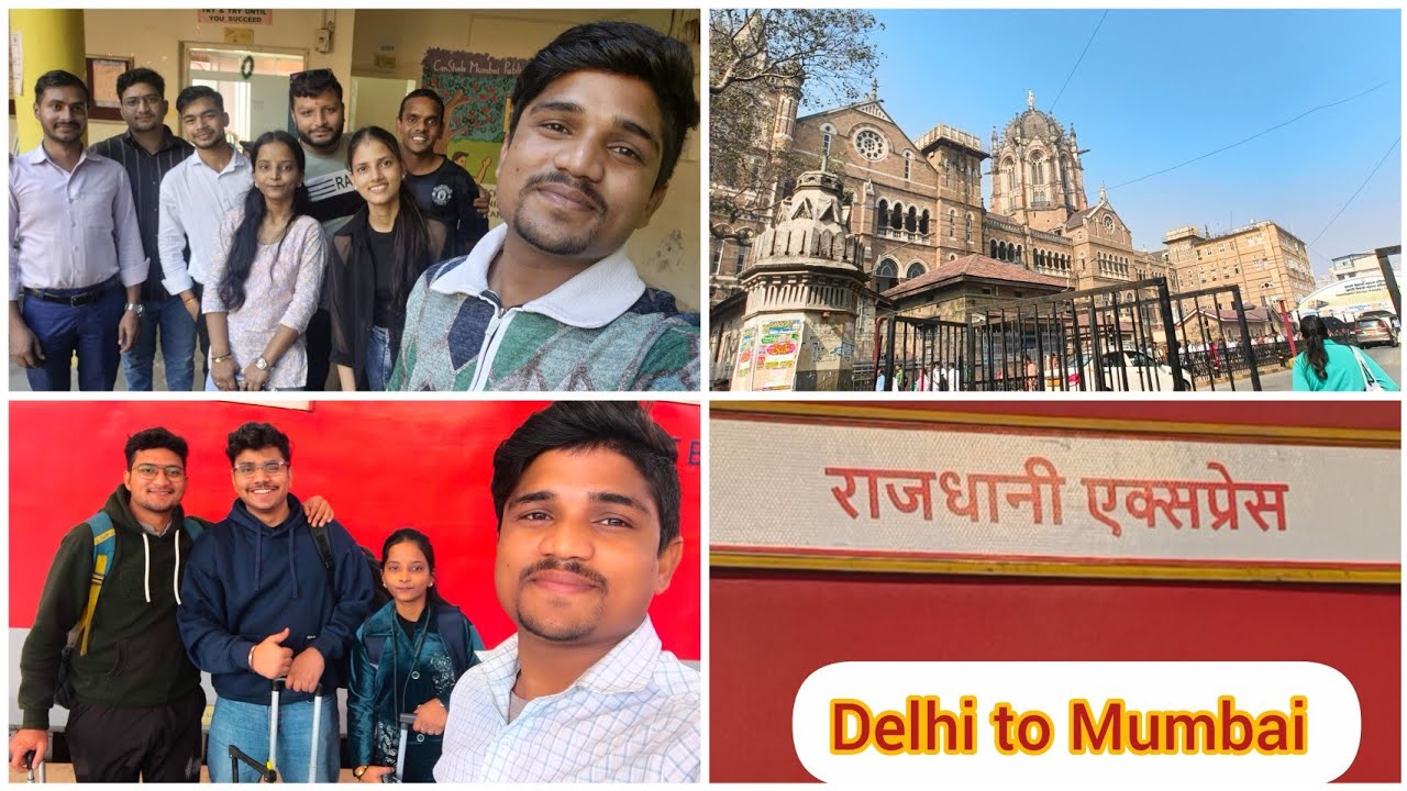 DELHI TO MUMBAI❣️💞 ( हम सब दिल्ली से मुंबई क्यों गये) Watch My full vlog guy's 