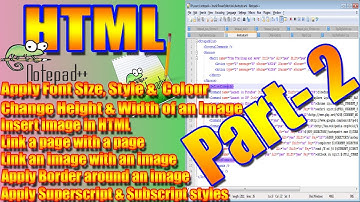 HTML Tutorial Part   2 ||Learn HTML in very easy process.
