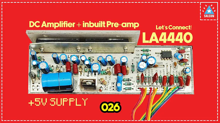 LA4440 (026) DC CAR AMPLIFIER + pre-amp / Let's Connect