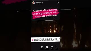 Beverly Hills subway station  opening outbrake