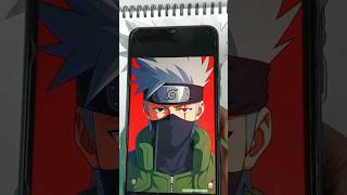 how to draw Kakashi sketch #naruto #drawing