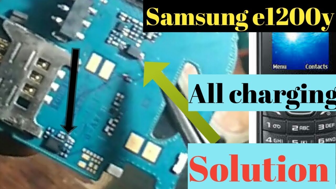 samsung e1200y charging problem solution in hindi