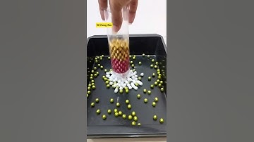 Colourful Pearls Drop from Bottle. #shorts #drop #satisfying #asmr #oddlysatisfying #pearls #beads