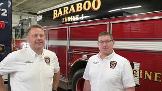 Teel-Donated Conduit Benefits Baraboo Fire and EMS