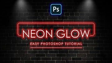 Create a Glowing Neon Text Effect | Easy Photoshop Tutorial