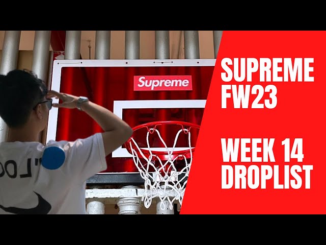 🏀 SUPREME®/SPALDING® MINI BASKETBALL HOOP - Supreme FW23 Week 14