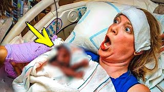This mom couldn't stop screaming when she saw who she gave birth to!
