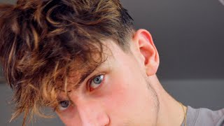 How to Style a Messy Fringe (TikTok Summer 2021 Hairstyle) - YouTube