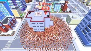 Crowd City World Record 1400+ Map Control: 100.00% #10 screenshot 5