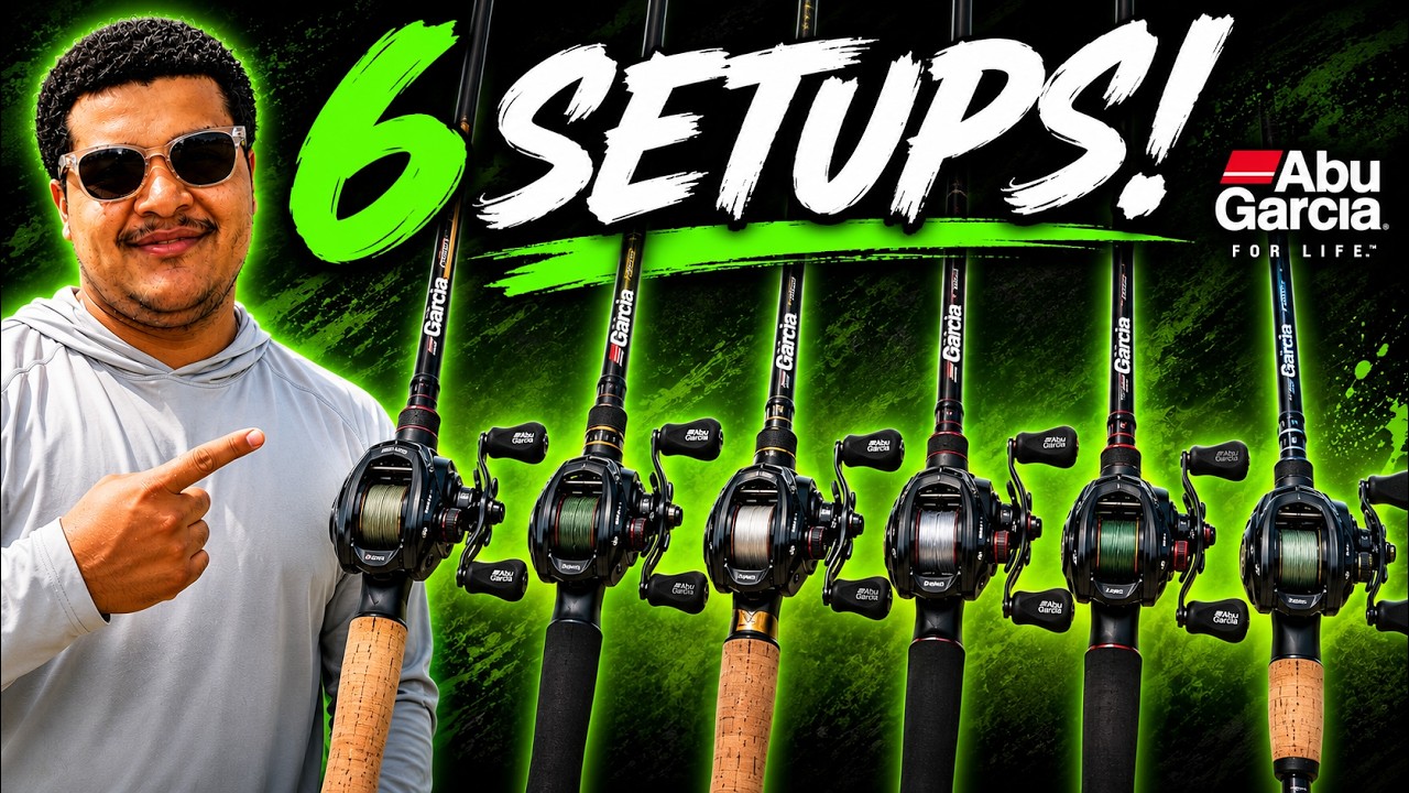 The ONLY 6 Rods I Need for Kayak Bass Fishing!