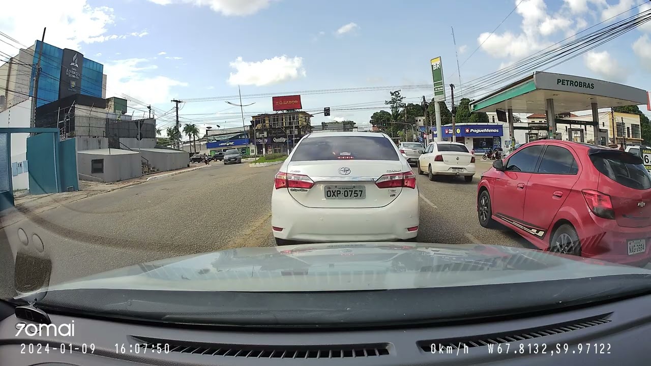 Por muito pouco não me abalroaram em Rio Branco - AC