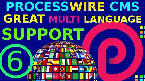 6-Processwire Great Multi Language Support (Admin Menu + Login Form)