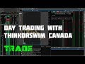 Day Trading Setup With thinkorswim Canada - YouTube