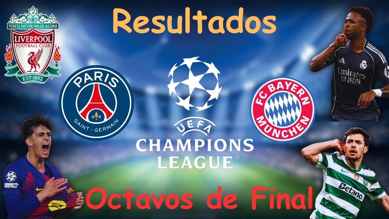 ASÍ quedaron DEFINIDOS los 4TOS de FINAL de UEFA Champions League ...