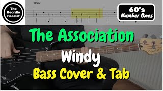 The Association - Windy - Bass cover with tabs