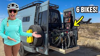 The Ultimate MTB Van Setup? (Mercedes Sprinter 170 Garage Tour)