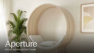 Aperture Round Alcove Accent Chair