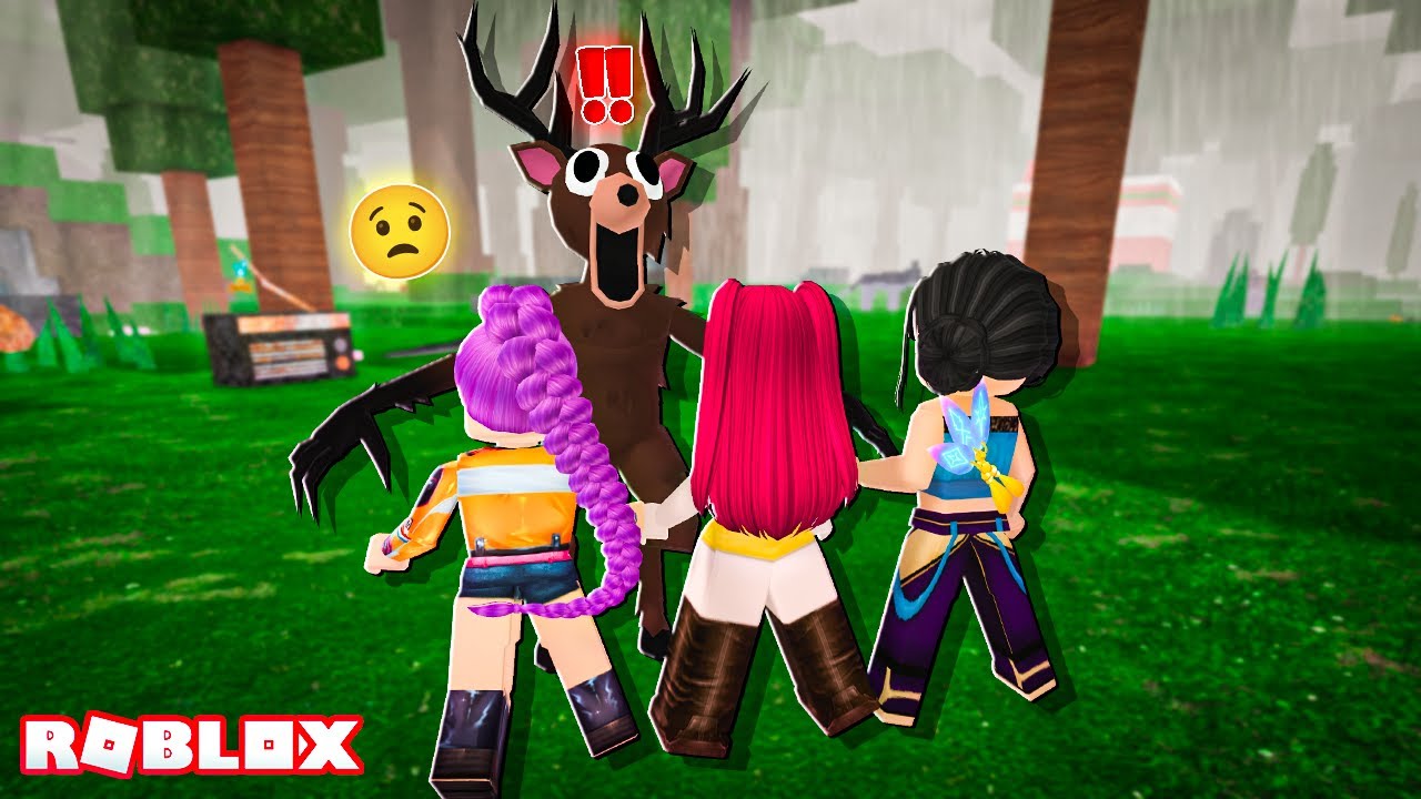 LES HUNTRIX PASSENT 99 NUITS DANS LA FORÊT DANS ROBLOX