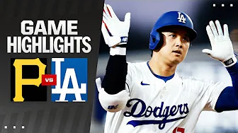 Pirates vs. Dodgers Game Highlights (8/9/24) | MLB Highlights thumbnail