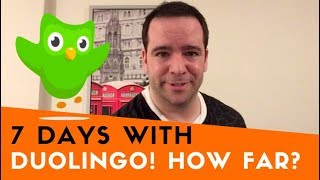 7 Days With Duolingo: How Far Can You Get?! by Gabriel Silva 3,583 views 6 years ago 4 minutes, 7 seconds