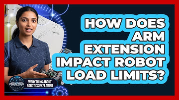 How does arm extension impact robot load limits?