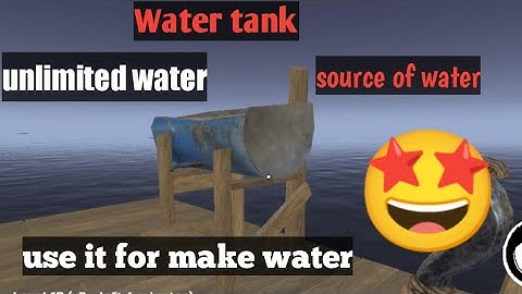 I make water tank and bed ||Gaming Number|| @survivalonraft @gamingnumber