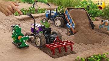 Diy mini tractor farming and soil transfer science project @Weldux