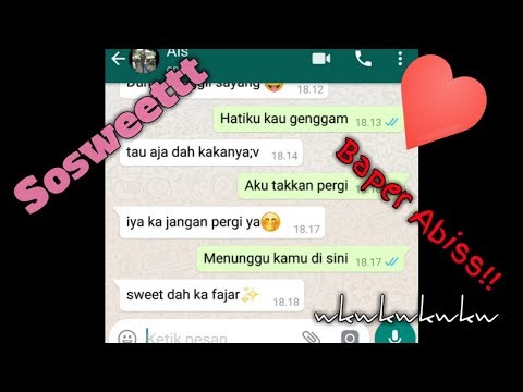PRANK TEXT!! Baperin Ade Kelas Pakai Lagu Anji - Menunggumu || BAPER ABISS...