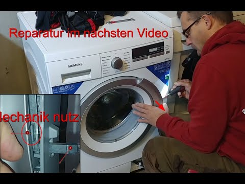 Waschmaschine Tür Öffnen
