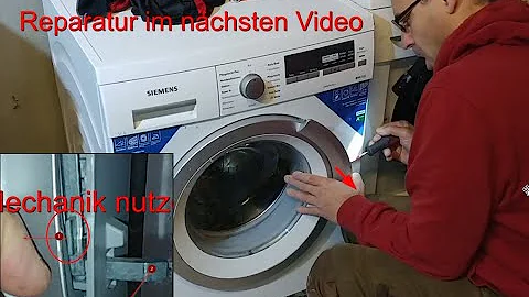 Wie entriegelt man Siemens Waschmaschine?