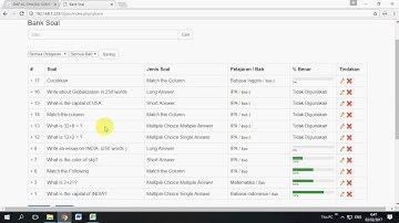 Cara Membuat Soal di Excel - Tutorial Lengkap Membuat Ujian Berbasis Komputer Gratis Mirip UNBK