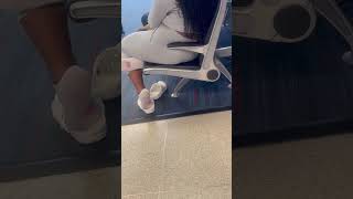 Candid Ebony In Socks