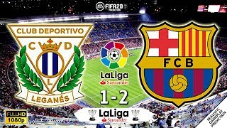 Leganes vs barcelona 1-2 | la liga 2019/20 23/11/2019 fifa 20
