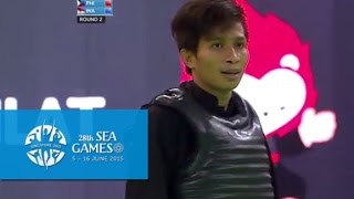 Pencak Silat Men's Tanding Class A Semi-Final PHI vs INA (Day 8) | 28th SEA Games Singapore 2015