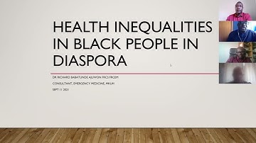 Understanding Health Inequalities