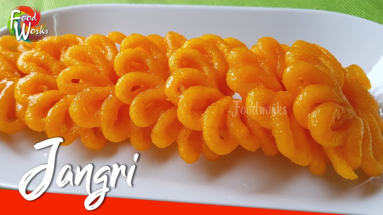 Jangri Recipe  How To Make Jhangri  Jangiri  Jangree  Indian Sweet  Foodworks